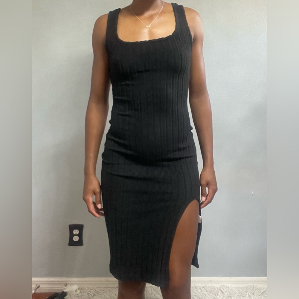 Long black dress